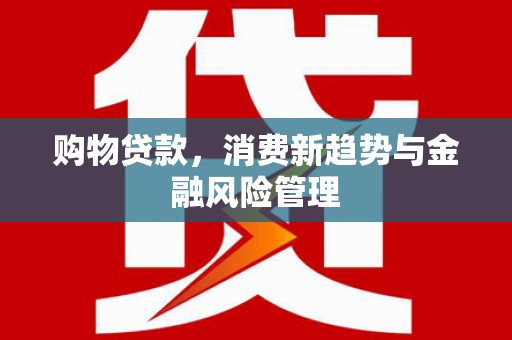宁海购物贷款，消费新趋势与金融风险管理