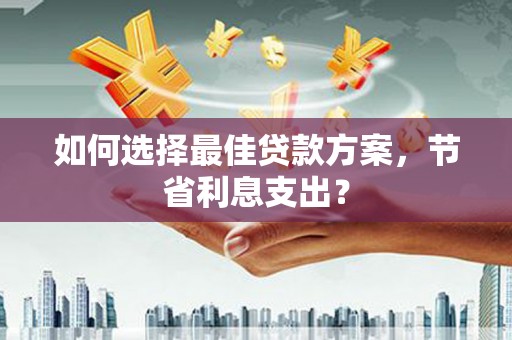 海原如何选择最佳贷款方案，节省利息支出？
