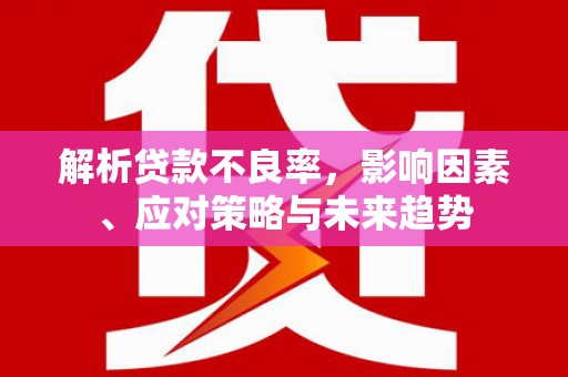 镇巴解析贷款不良率，影响因素、应对策略与未来趋势