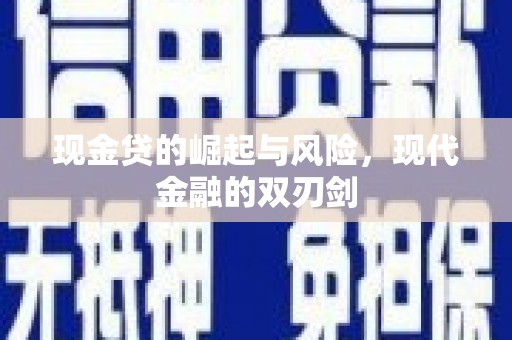 岱岳现金贷的崛起与风险，现代金融的双刃剑
