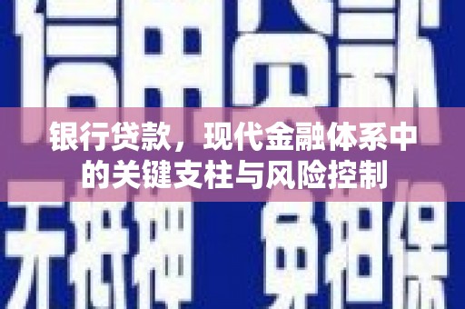 前镇银行贷款，现代金融体系中的关键支柱与风险控制