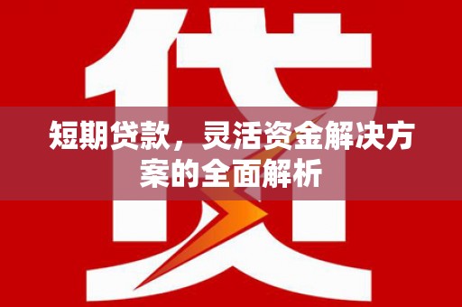 竹北短期贷款，灵活资金解决方案的全面解析