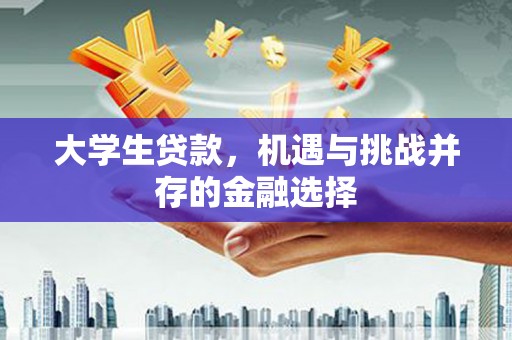 安福大学生贷款，机遇与挑战并存的金融选择