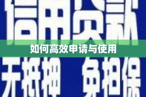 海端如何高效申请与使用