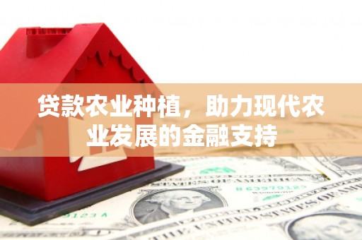 施秉贷款农业种植，助力现代农业发展的金融支持